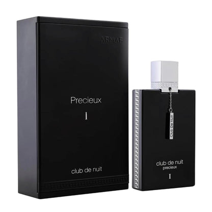 Club de Nuit Precieux Extrait de Parfum 55ml – Armaf | Fragancia Nicho Ámbar Amaderado con Notas de Piña, Caramelo y Cuero