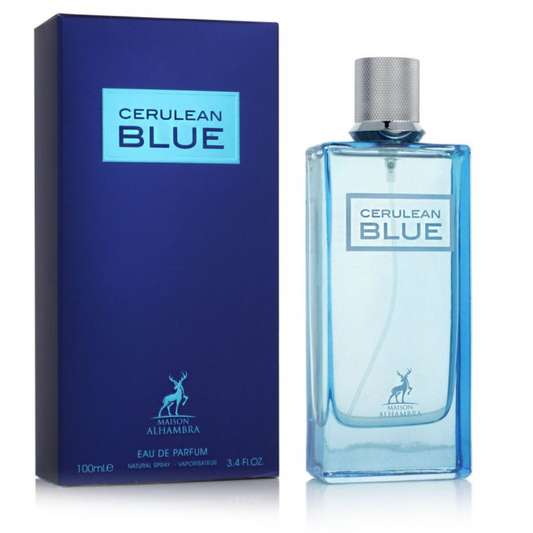 Cerulean Blue eau de parfum para Hombre - Maison Alhambra. Una sensación acogedora de frescura y vitalidad.
