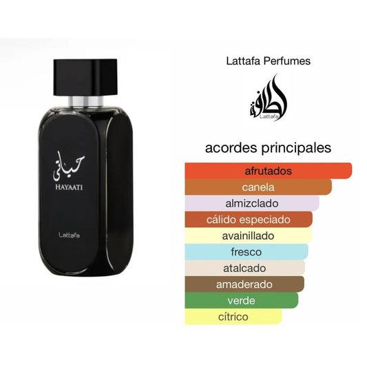 Lattafa Hayaati Eau de Parfum para hombre – fresco, especiado, elegante y versátil