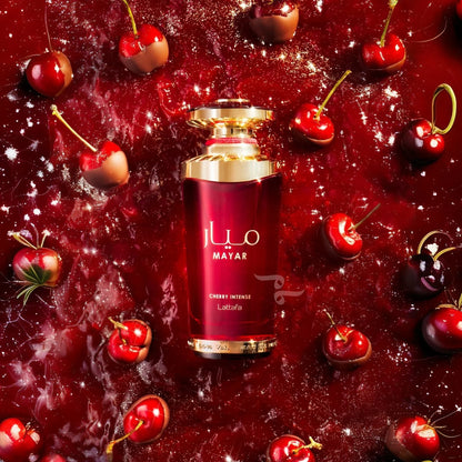Mayar Cherry Intense Parfum para Mujer - Lattafa. Fragancia Femenina que combina dulzura, calidez y sofisticación