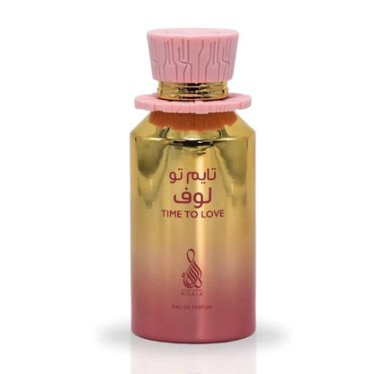 Eau de Parfum "Time To Love" para Mujer - Risala: Fragancia floral y cálida, con notas de flor de azahar, matices especiados, encanto floral blanco, ámbar y notas amaderadas.