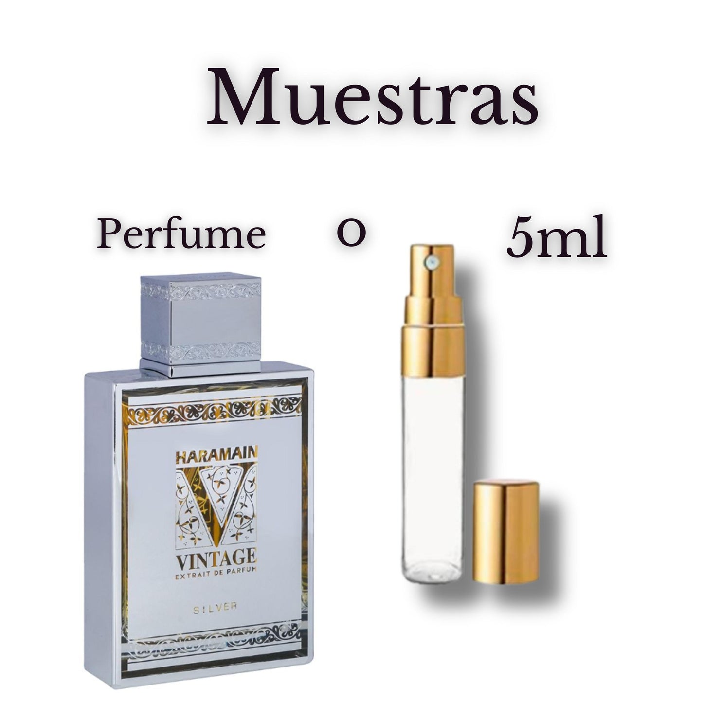 Al Haramain Vintage Silver Extrait de Parfum  | Perfume Masculino Fresco, Aromático y Sofisticado