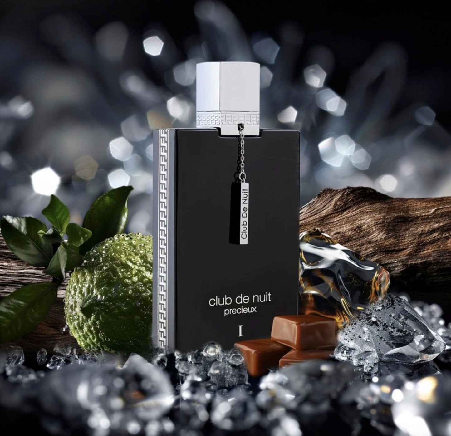 Club de Nuit Precieux Extrait de Parfum 55ml – Armaf | Fragancia Nicho Ámbar Amaderado con Notas de Piña, Caramelo y Cuero