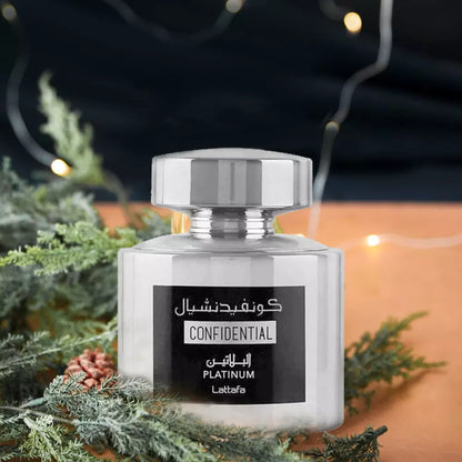 Confidential Platinum eau de parfum para hombre - Lattafa
