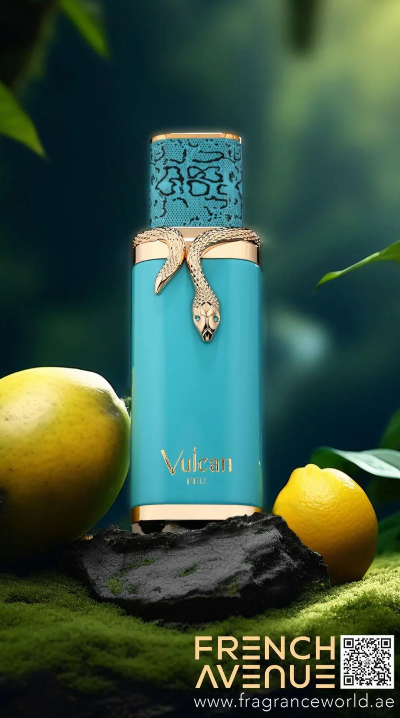 Vulcan Feu Eau de Parfum - French Avenue Fragrancia unisex vibrante, dulce y sofisticada