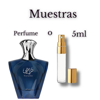 Thurati Blue de Afnan Eau de Parfum | Perfume Masculino Fresco, Marino y Moderno
