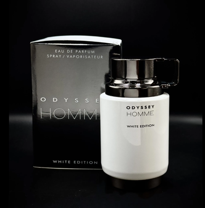 Odyssey Homme White Edition de Armaf Eau de Parfum | Perfume Masculino Fresco, Aromático y Sofisticado