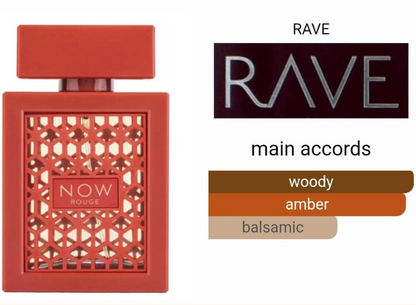 Now Rouge Eau de Parfum Unisex Rave