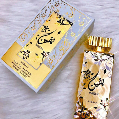 Asdaaf Yaqeen Eau de Parfum para Mujer 100 ml - Fragancia Floral Seductora y Duradera