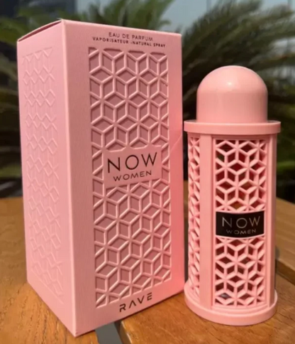 Rave Now Women Eau de Parfum para Mujer - Lattafa. Una fragancia fresca, floral y afrutada.