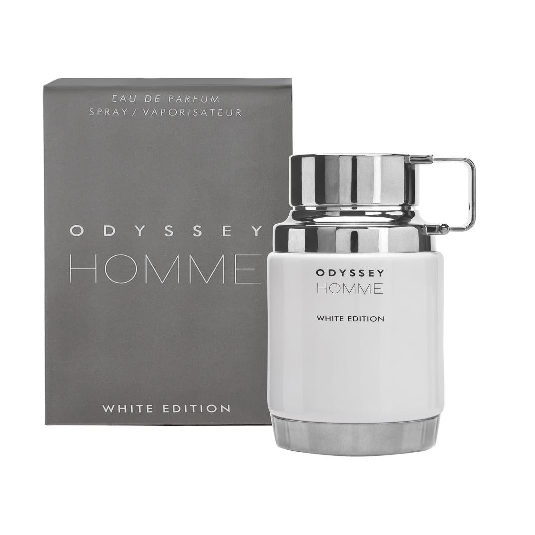 Odyssey Homme White Edition de Armaf Eau de Parfum | Perfume Masculino Fresco, Aromático y Sofisticado