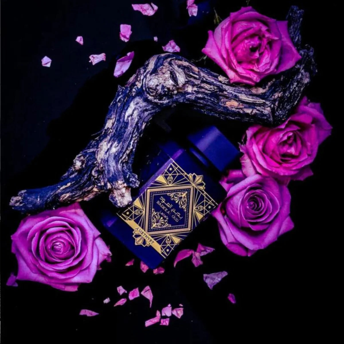 Badee Al Oud Amethyst Eau de Parfum para mujer – oriental, floral, intenso y envolvente Lattafa