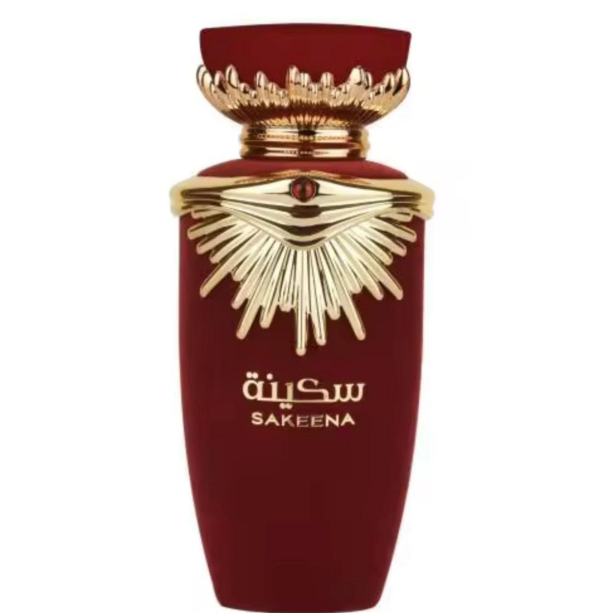 Sakeena Eau e Parfum para Mujer - Lattafa. Con acordes cítricos, frutales y florales.