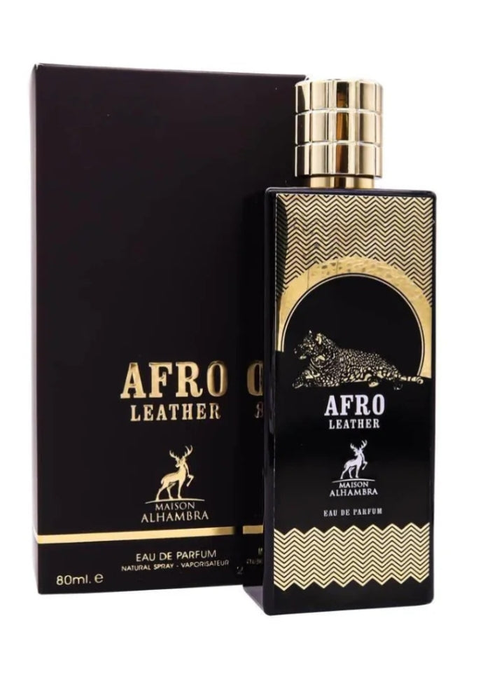 Afro Leather Eau de Parfum para Hombre - Maison Alhambra