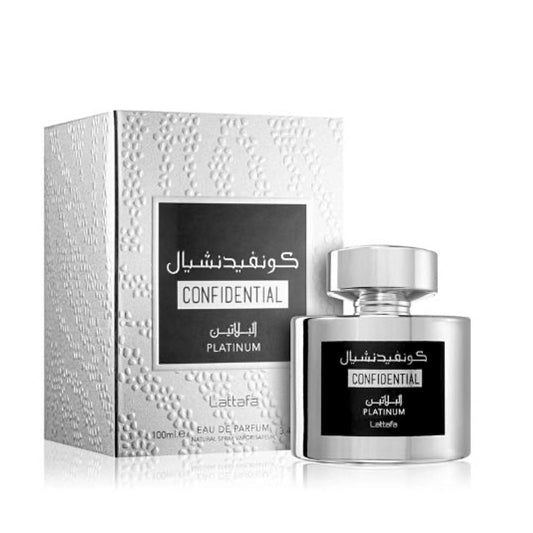 Confidential Platinum eau de parfum para hombre - Lattafa