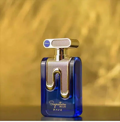 Signature Blue Eau de Parfum para Hombre - Rave. Una fragancia fresca, aromática y amaderada