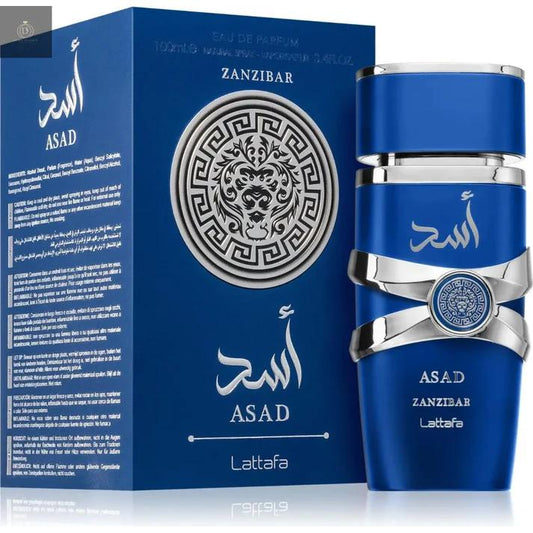 Asad Zanzibar Perfume para Hombre, con notas especiadas y frescas - Lattafa