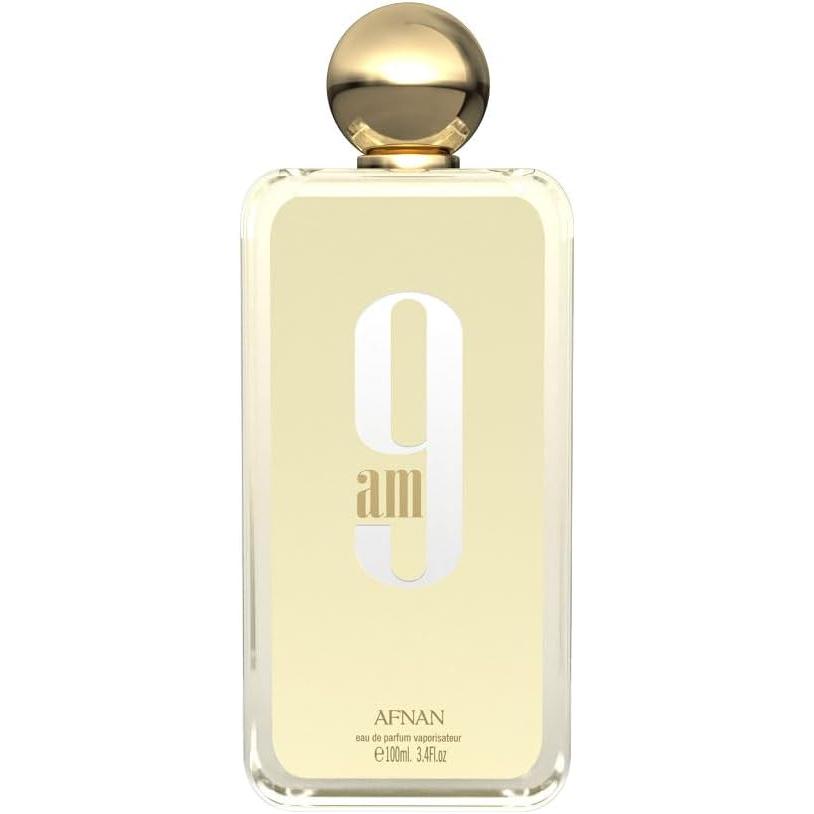 Afnan 9AM Eau de Parfum unisex – cítrico fresco, especiado y versátil
