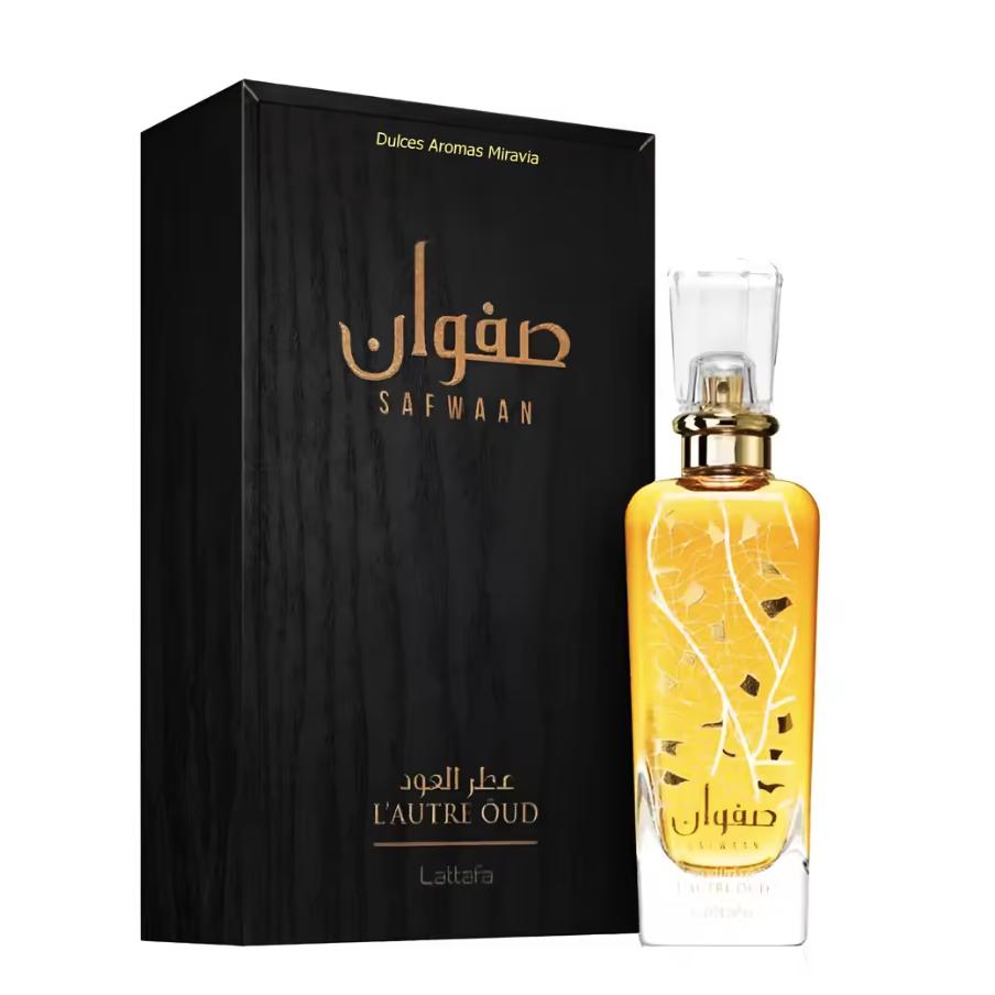 Safwaan L'autre Oud Eau de Parfum Unisex - Lattafa fragancia Amaderada de Lattafa con un toque Especiado.