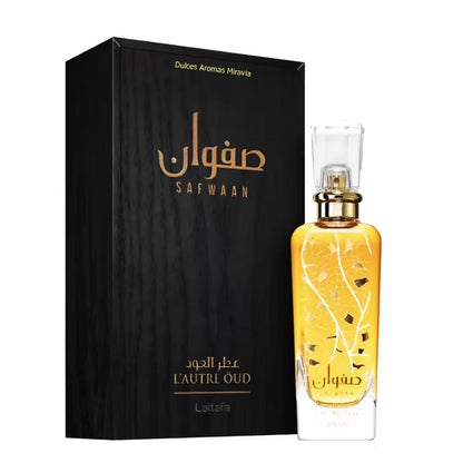 Safwaan L'autre Oud Eau de Parfum Unisex - Lattafa fragancia Amaderada de Lattafa con un toque Especiado.