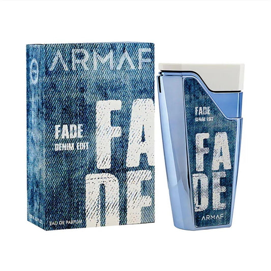 Fade Denim Edit Eau de Parfum 80ml – Armaf | Perfume Masculino Cítrico y Amaderado con Notas de Manzana Verde y Ámbar
