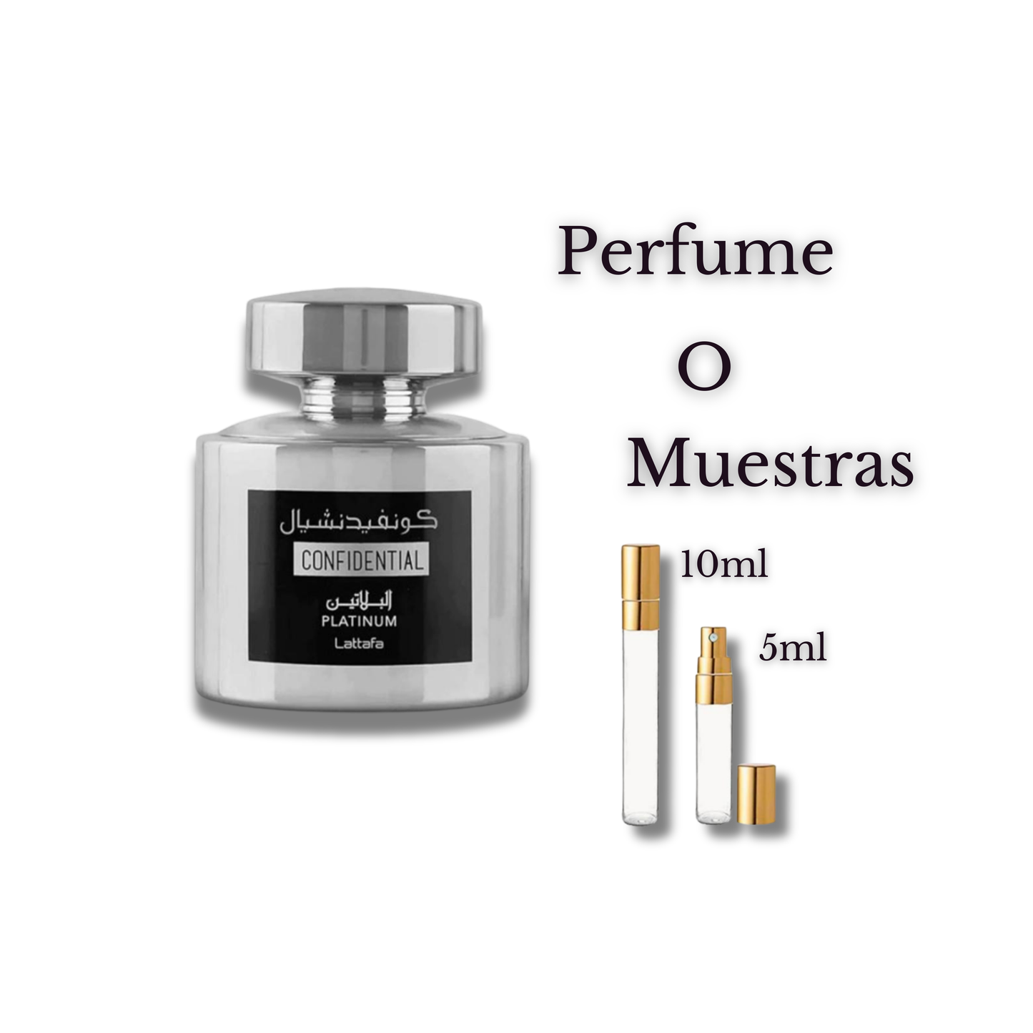 Confidential Platinum eau de parfum para hombre - Lattafa