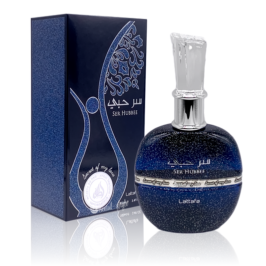 Ser Hubbee Eau de Parfum para Mujer - Lattafa. Una sinfonía armoniosa de notas florales y frutales envolventes