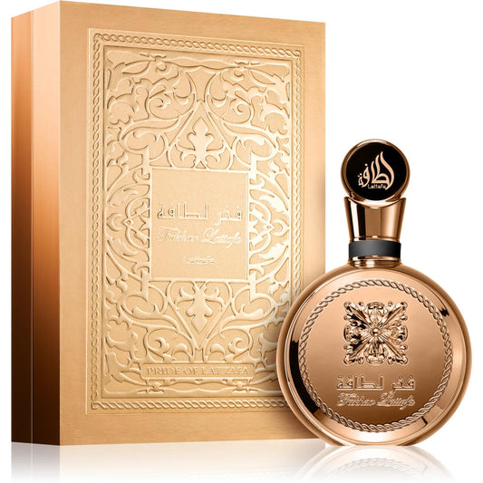 Fakhar Extrait Gold Eau de Parfum para mujer – oriental, intenso, floral y lujoso Lattafa