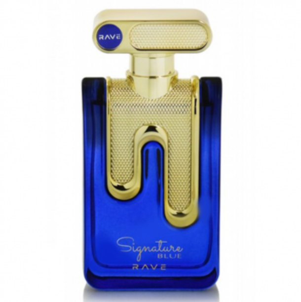Signature Blue Eau de Parfum para Hombre - Rave. Una fragancia fresca, aromática y amaderada