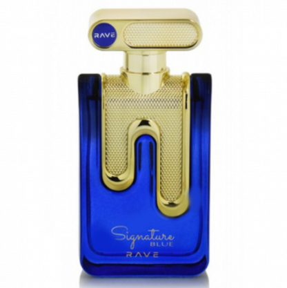 Signature Blue Eau de Parfum para Hombre - Rave. Una fragancia fresca, aromática y amaderada