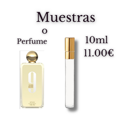 Afnan 9AM Eau de Parfum unisex – cítrico fresco, especiado y versátil
