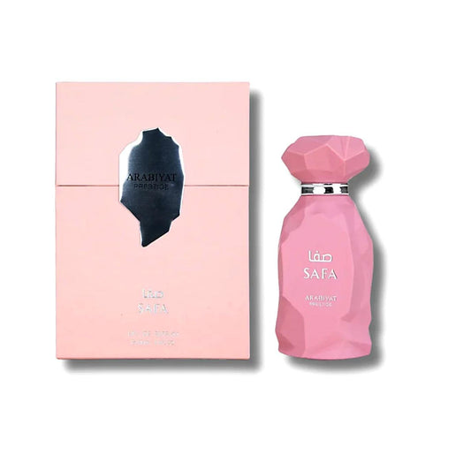 Safa Eau de Parfum 100ml – Arabiyat Prestige | Perfume Femenino Floral y Ambarado con Toques de Lichi y Rosa Turca
