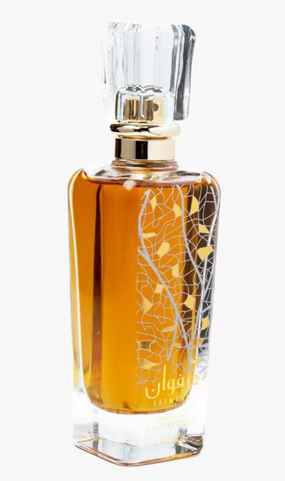 Safwaan L'autre Oud Eau de Parfum Unisex - Lattafa fragancia Amaderada de Lattafa con un toque Especiado.