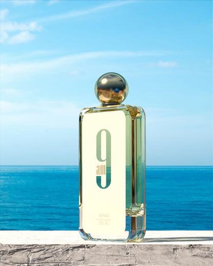 Afnan 9AM Eau de Parfum unisex – cítrico fresco, especiado y versátil