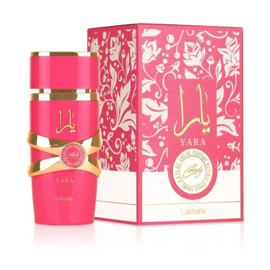 Yara Candy Eau de Parfum para Mujer - Lattafa Fragancia Dulce con notas de Vainilla y Caramelo