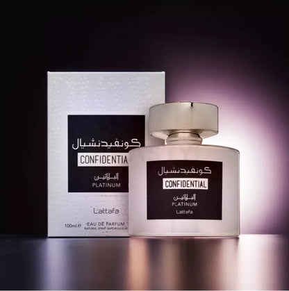 Confidential Platinum eau de parfum para hombre - Lattafa