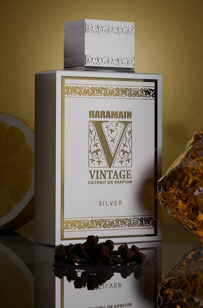 Al Haramain Vintage Silver Extrait de Parfum  | Perfume Masculino Fresco, Aromático y Sofisticado