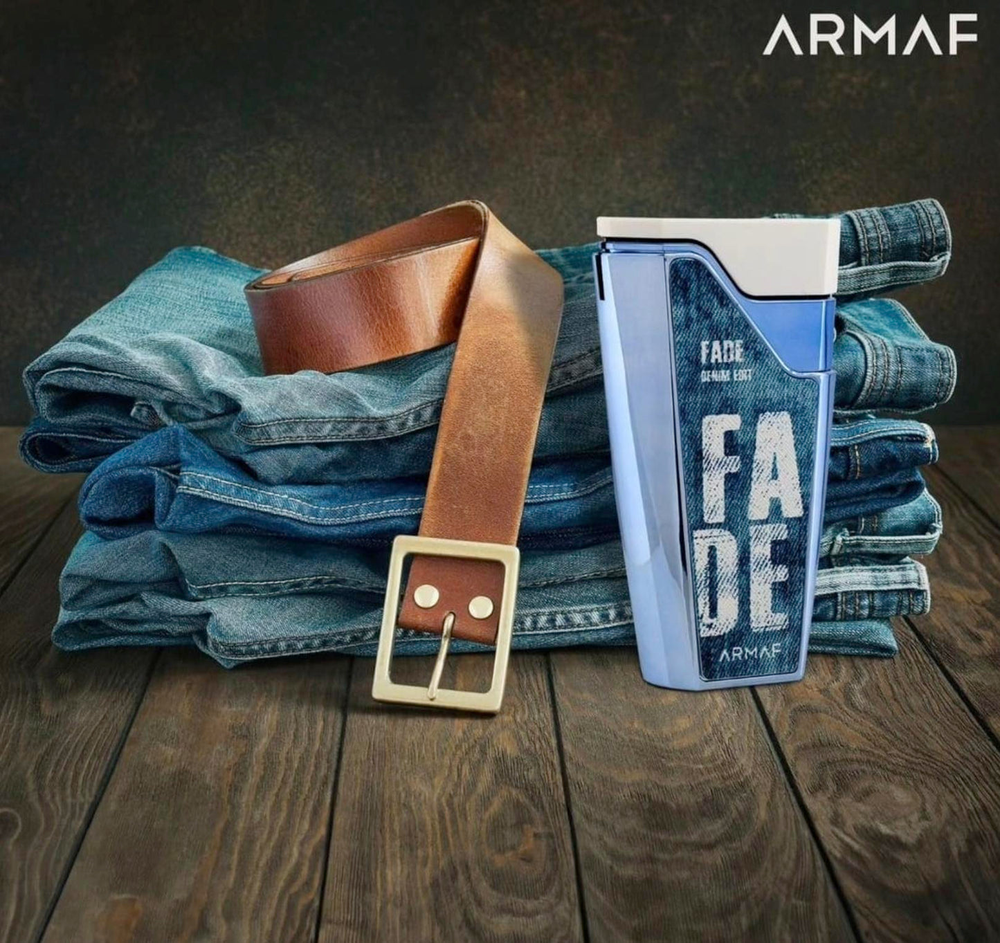 Fade Denim Edit Eau de Parfum 80ml – Armaf | Perfume Masculino Cítrico y Amaderado con Notas de Manzana Verde y Ámbar