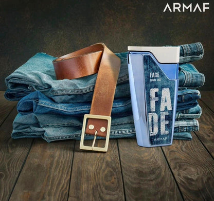 Fade Denim Edit Eau de Parfum 80ml – Armaf | Perfume Masculino Cítrico y Amaderado con Notas de Manzana Verde y Ámbar
