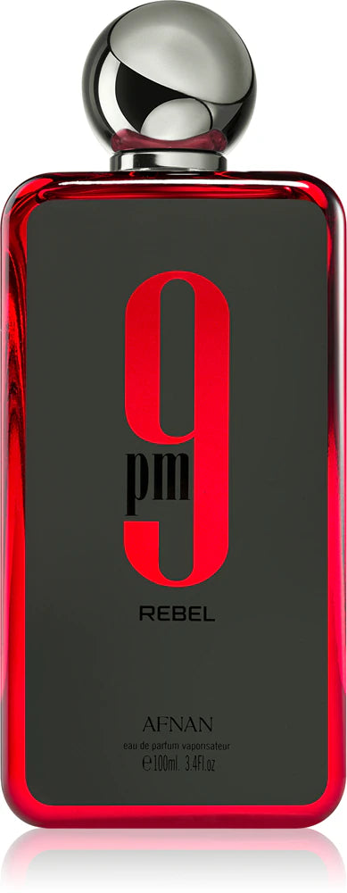 Afnan 9PM Rebel Eau de Parfum unisex – ámbar dulce, especiado y moderno