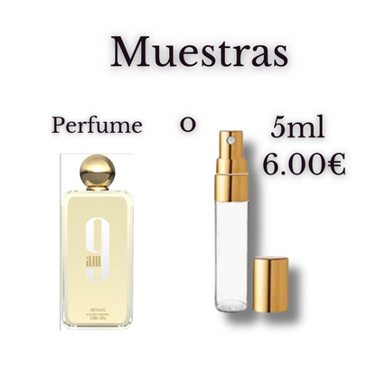 Afnan 9AM Eau de Parfum unisex – cítrico fresco, especiado y versátil