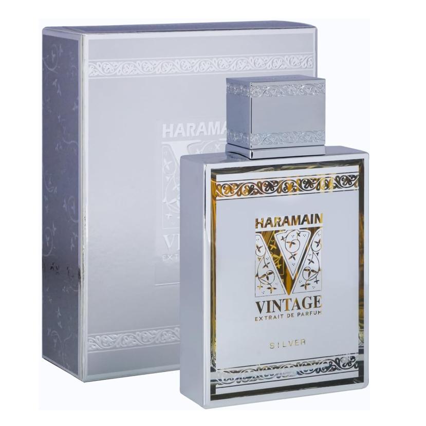 Al Haramain Vintage Silver Extrait de Parfum  | Perfume Masculino Fresco, Aromático y Sofisticado