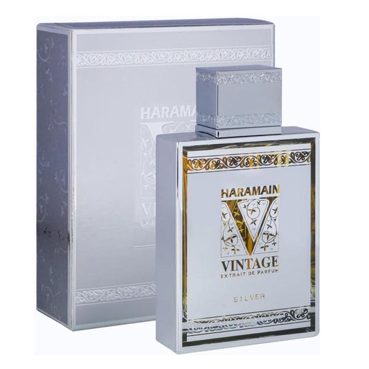 Al Haramain Vintage Silver Extrait de Parfum  | Perfume Masculino Fresco, Aromático y Sofisticado