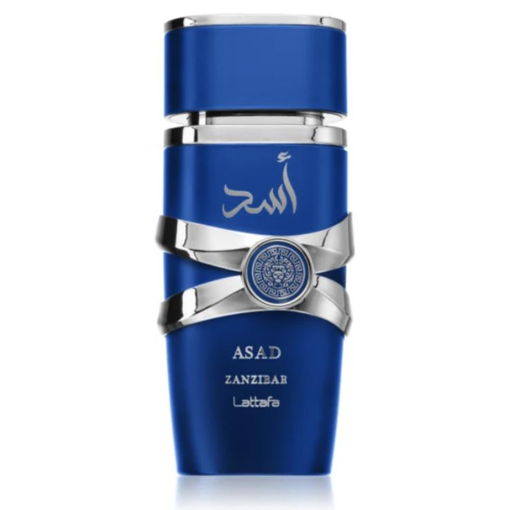 Asad Zanzibar Perfume para Hombre, con notas especiadas y frescas - Lattafa
